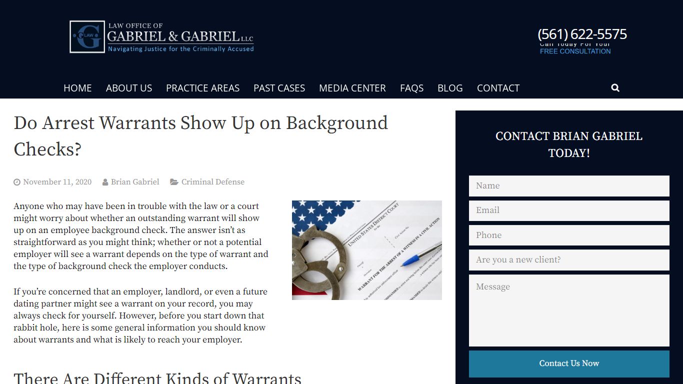 Do Arrest Warrants Show Up on Background Checks?